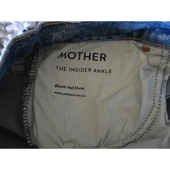 EUC Mother The Insider Ankle in Bloom and Doom - 27 waist - Picture 9 of 13